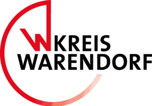 Logo des Kreises Warendorf mit rotem Signet und Schriftzug „Kreis Warendorf“.